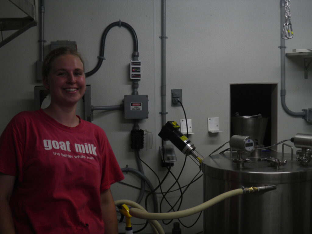 Equipment installed and working.  Happy to supply the best wholesome goat milk around!